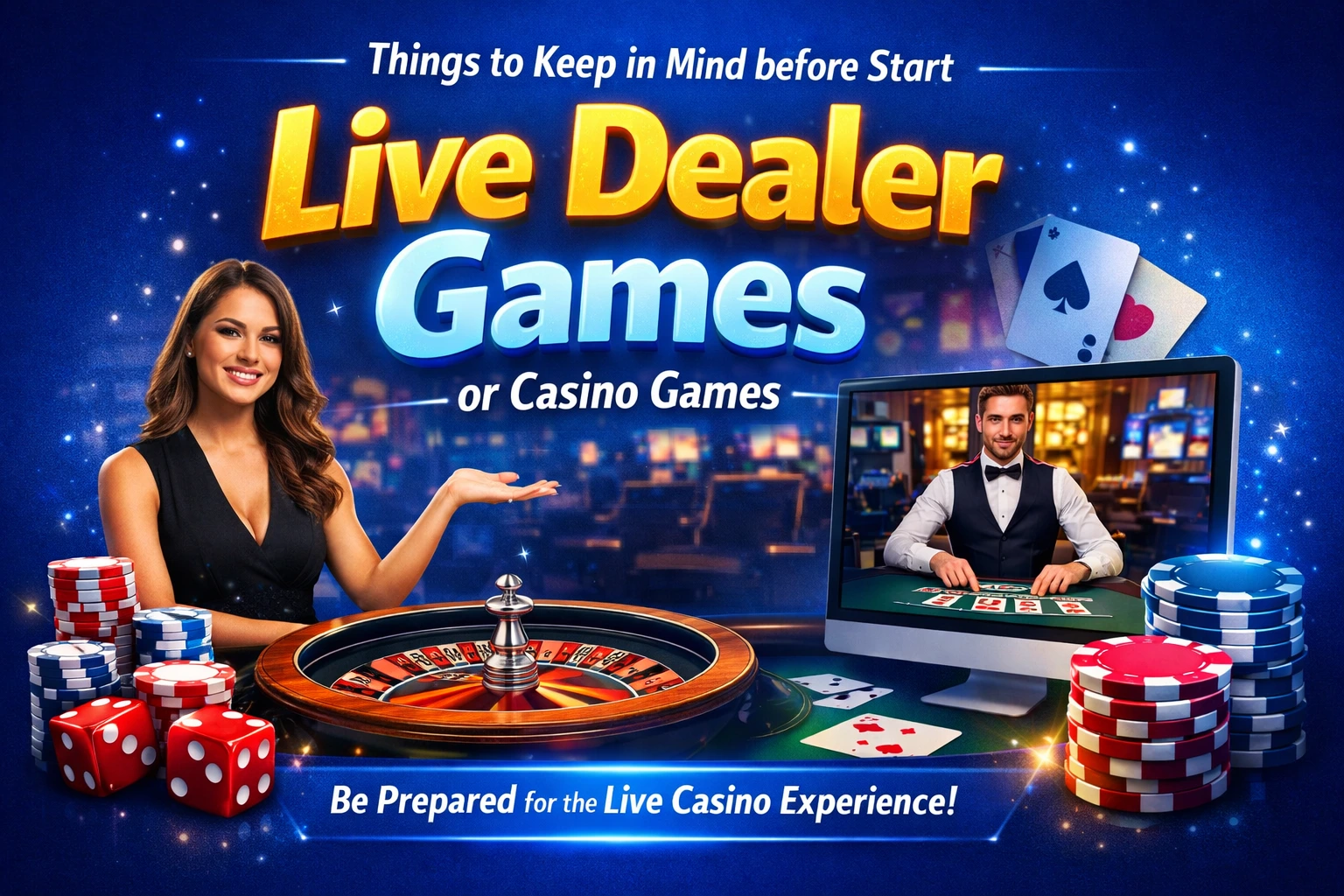 things to keep in mind before starting live dealer games or casino games
