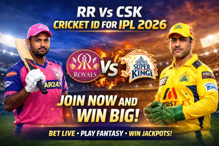 RR Vs CSK Cricket ID for IPL 2026