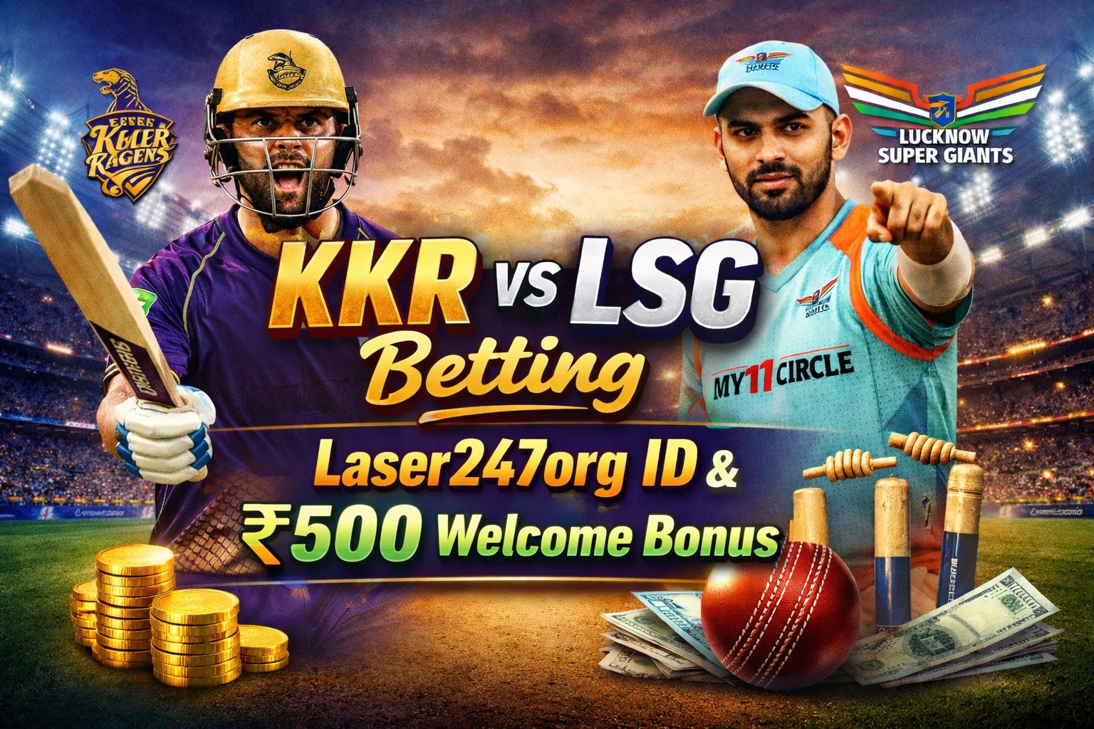 KKR vs LSG Betting