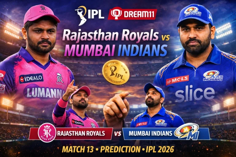 Rajasthan Royals vs Mumbai Indians